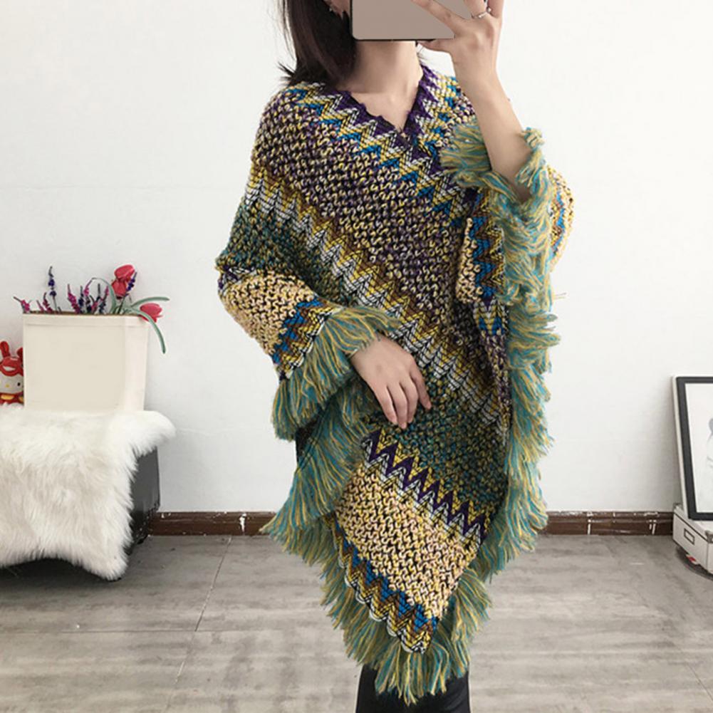 Cape Poncho Bohemian Élégante