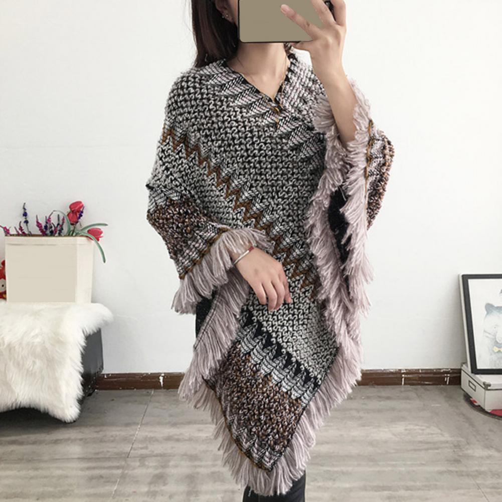 Cape Poncho Bohemian Élégante