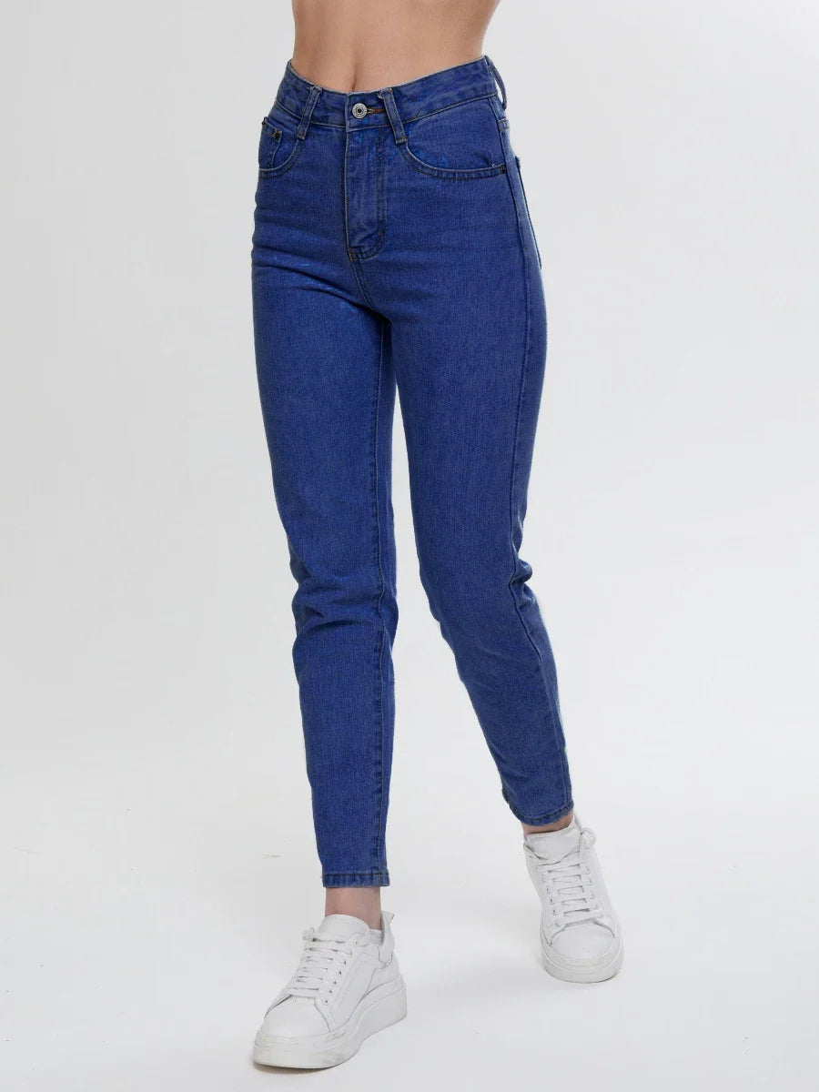 Jeans Mom Taille Haute