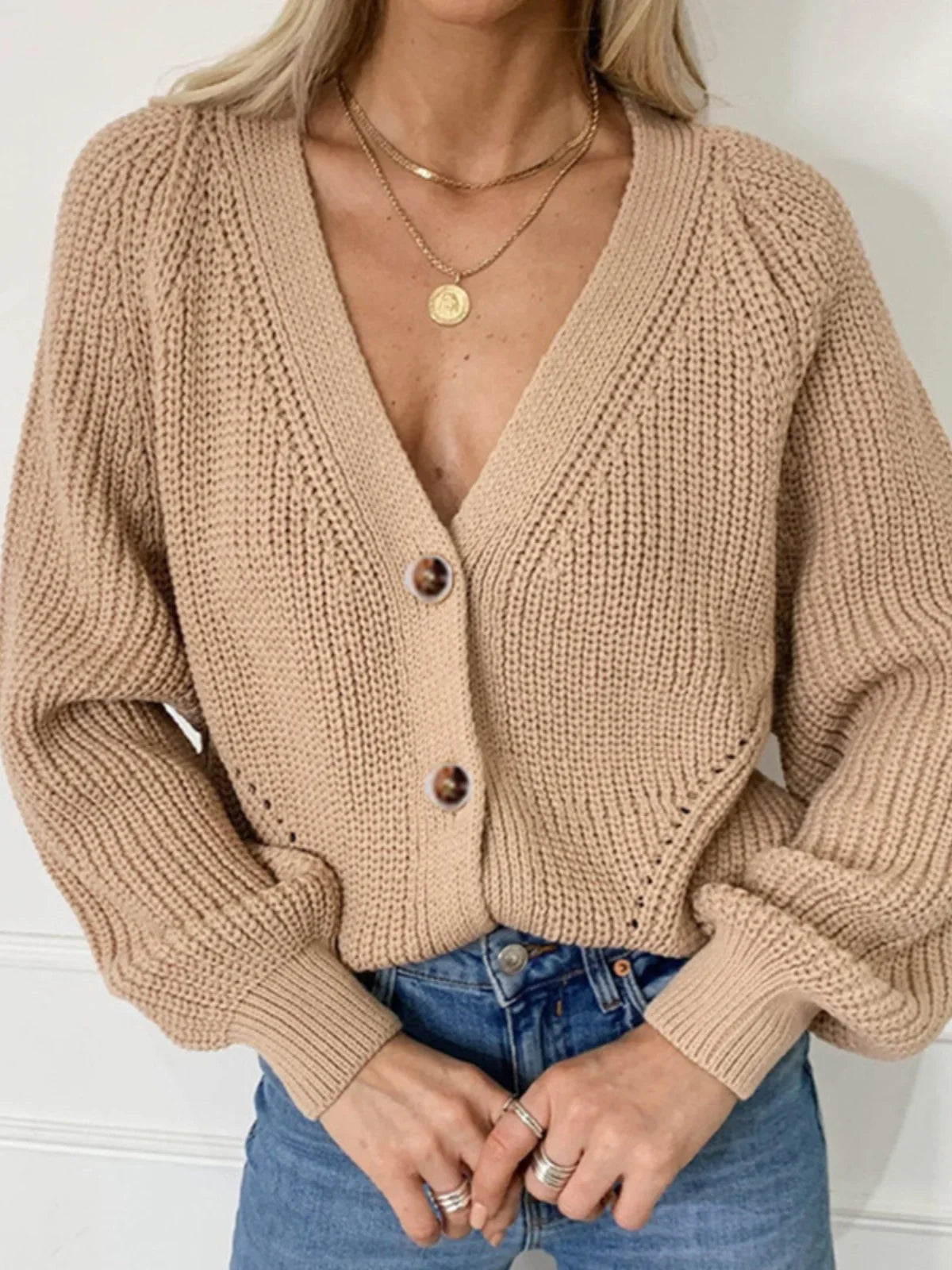 Gilet Tricot Élégant