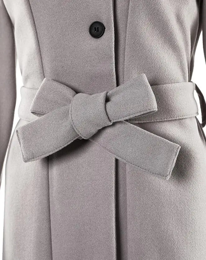 Manteau Long Décontracté avec Ceinture