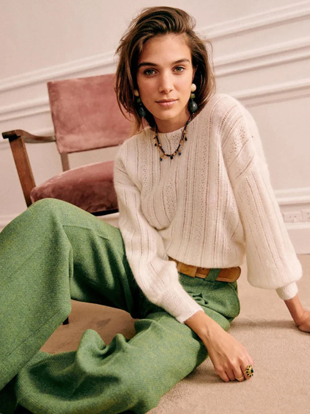 Pull Cachemire Jacquard ZESSAM