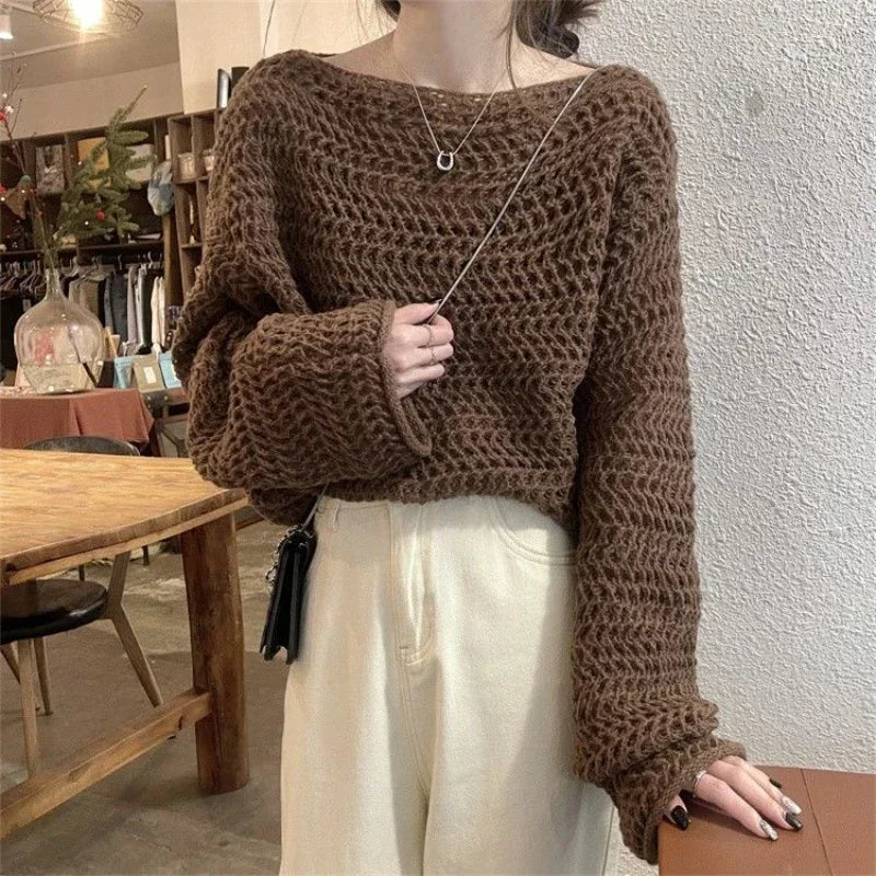 Pull Jacquard Col Creux
