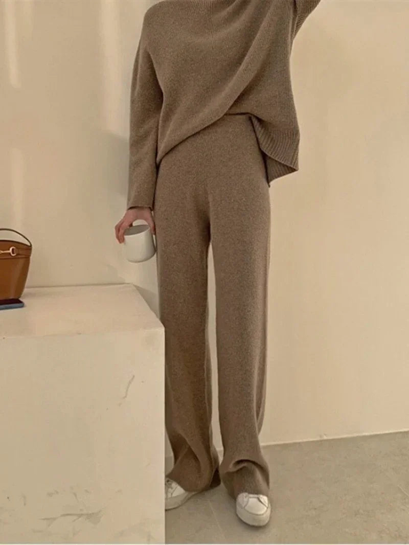 Ensemble Tricoté Femme Élégant