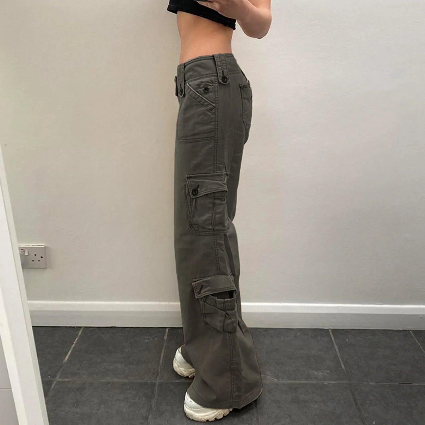 Pantalon Cargo Baggy Femme