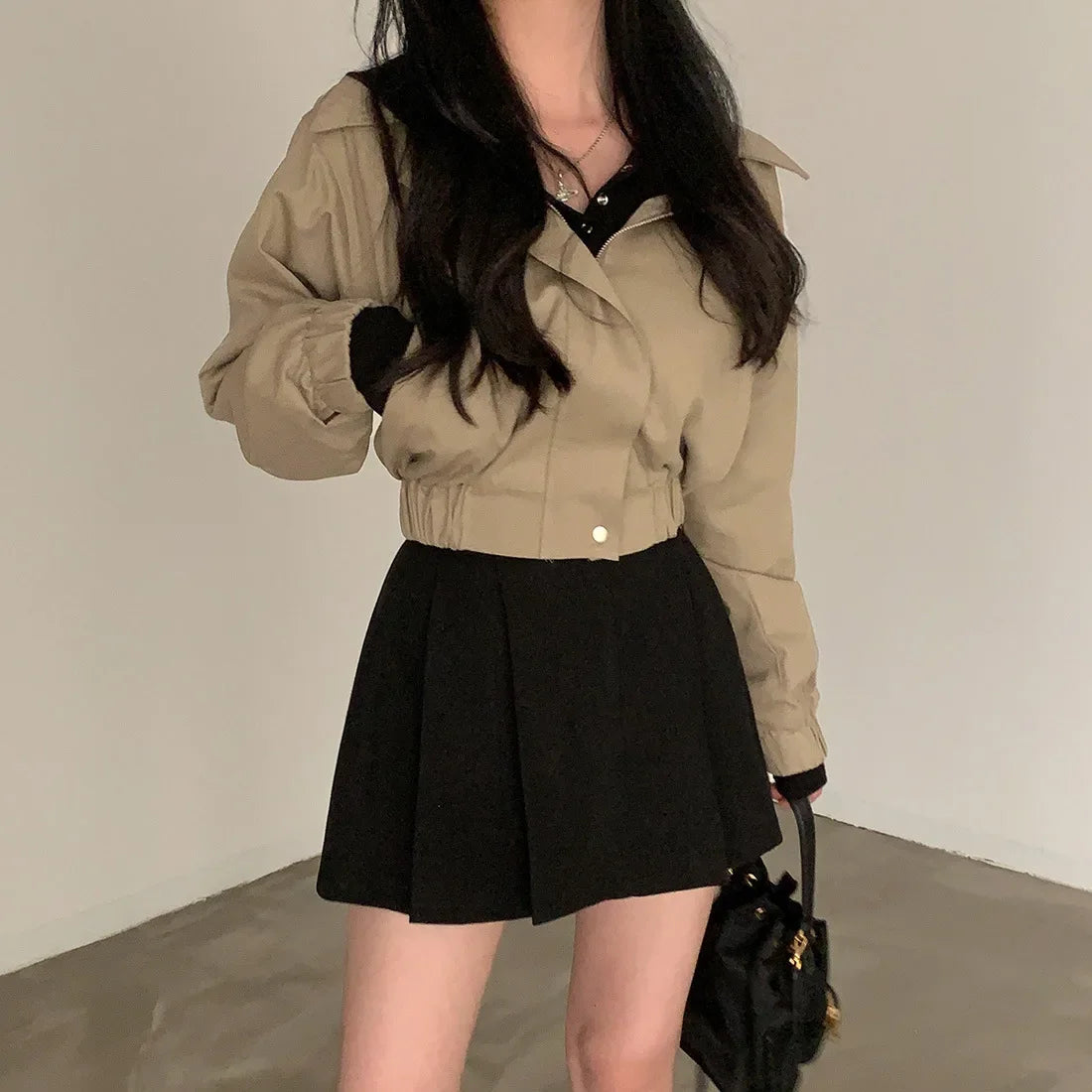Veste Streetwear Automne Coréenne