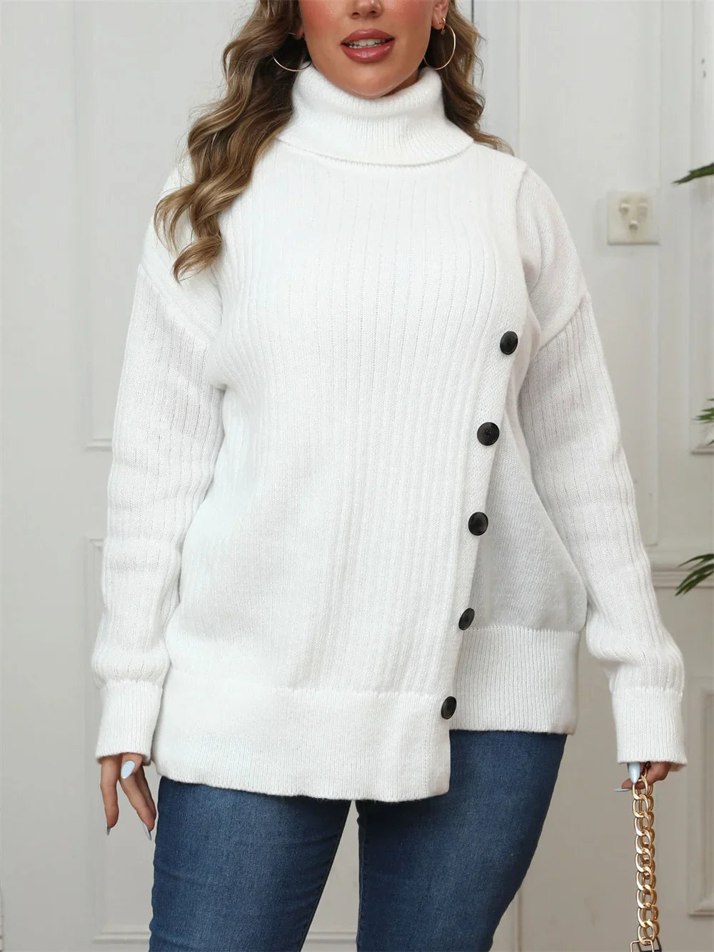 Pull Col Roulé