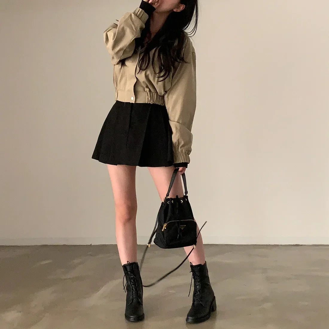 Veste Streetwear Automne Coréenne