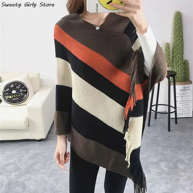 Châle Patchwork Femme Élégant