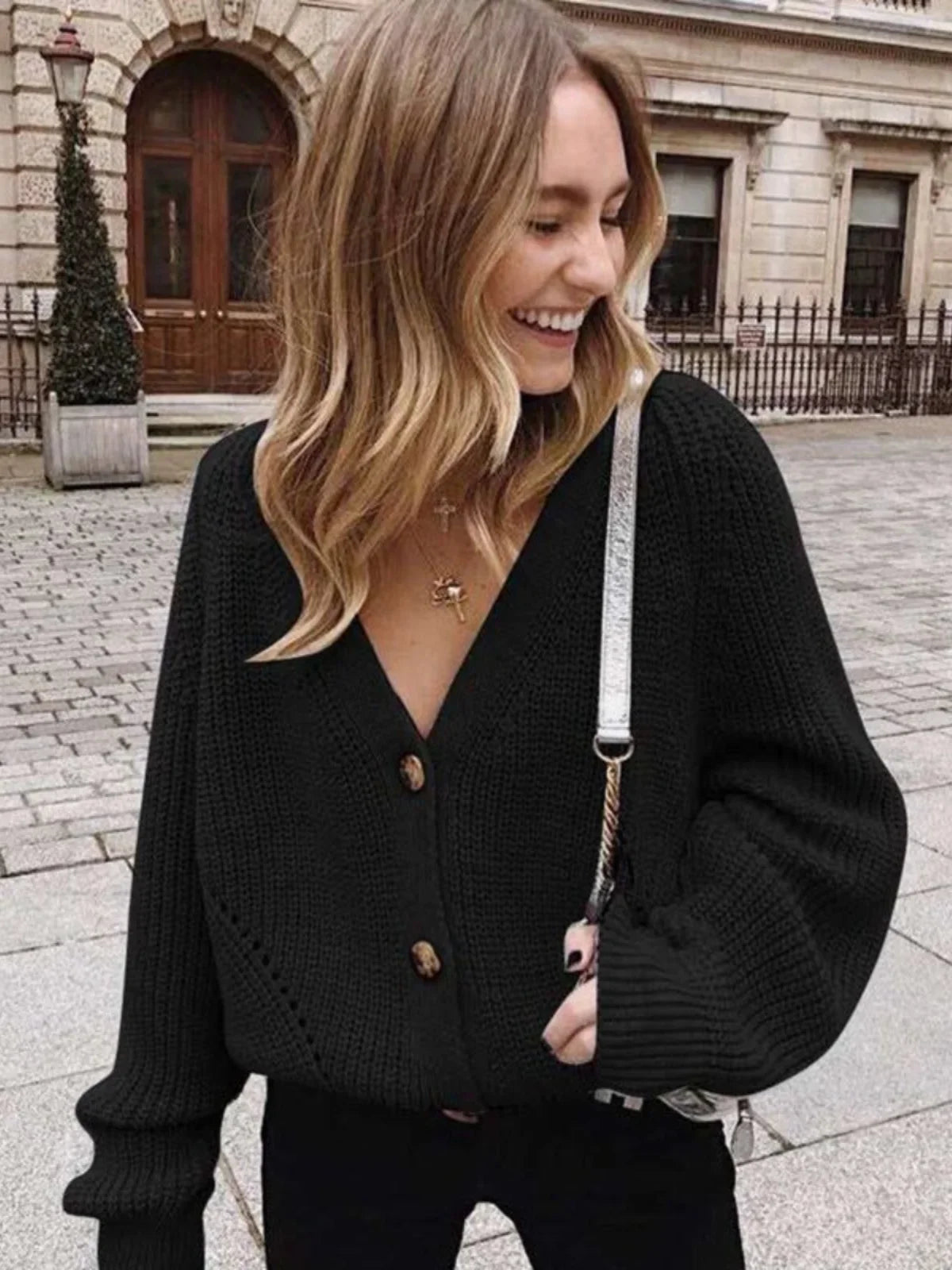 Gilet Tricot Élégant