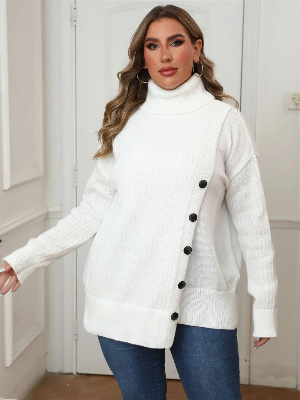 Pull Col Roulé