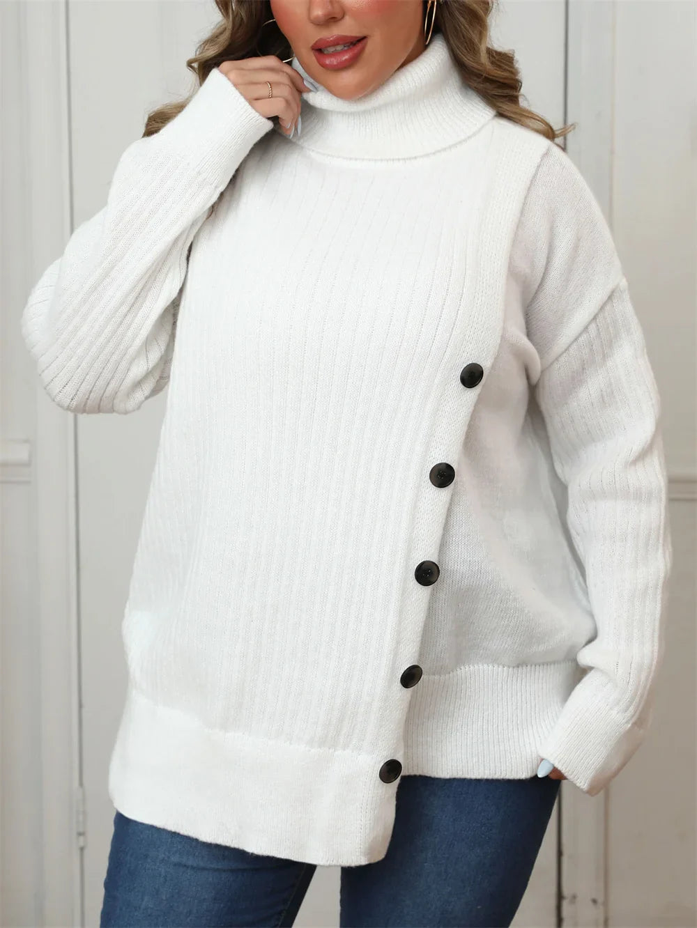 Pull Col Roulé