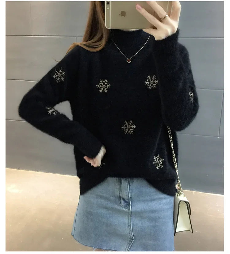 Pull Hiver Tricoté Femme