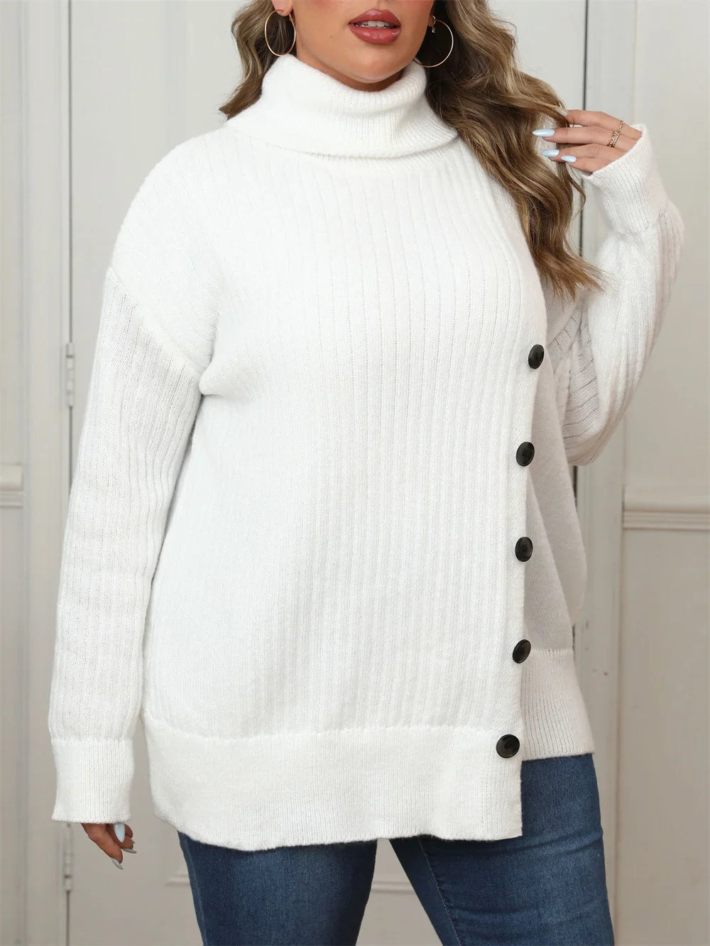 Pull Col Roulé