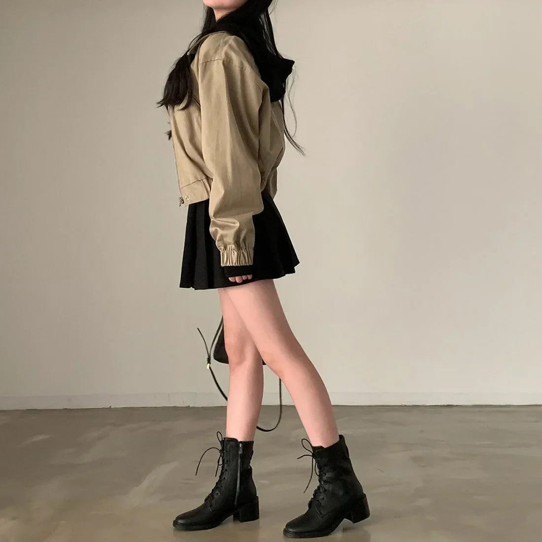Veste Streetwear Automne Coréenne