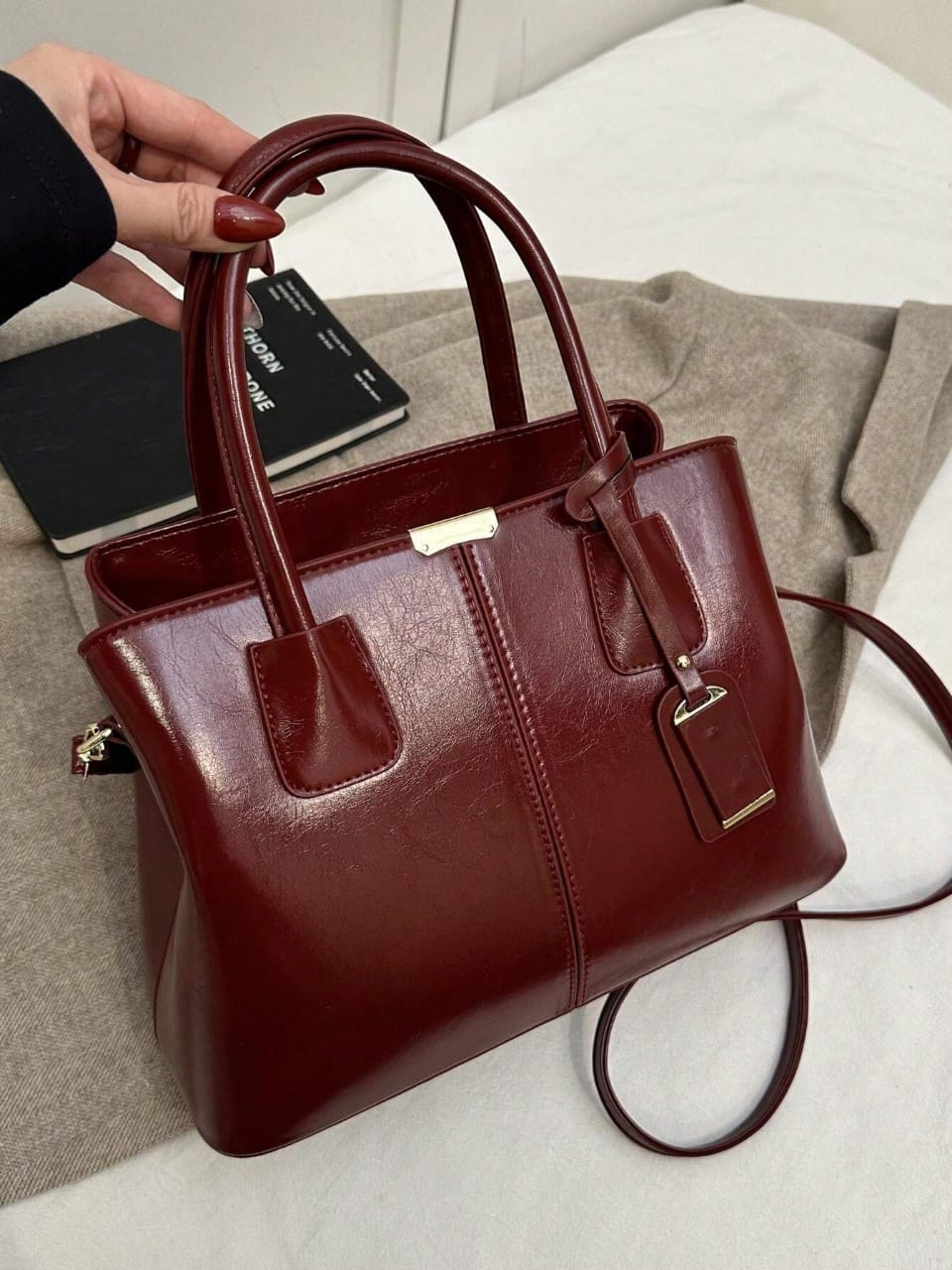 Emily Sac à main en cuir