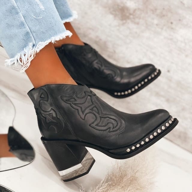 Bottines Élégantes à Talons