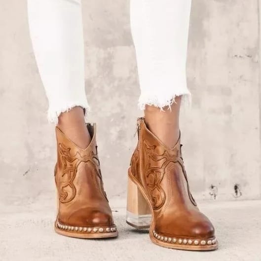 Bottines Élégantes à Talons