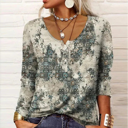 Blouse Florale Élégante