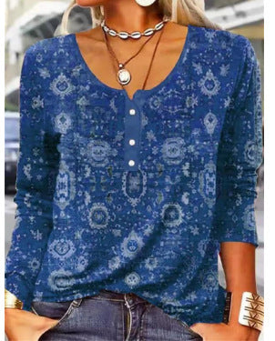 Blouse Florale Élégante