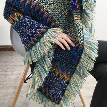 Cape Poncho Bohemian Élégante