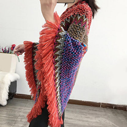 Cape Poncho Bohemian Élégante