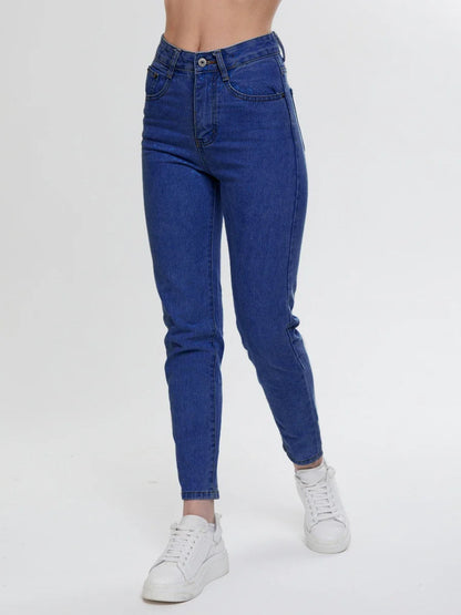 Jeans Mom Taille Haute