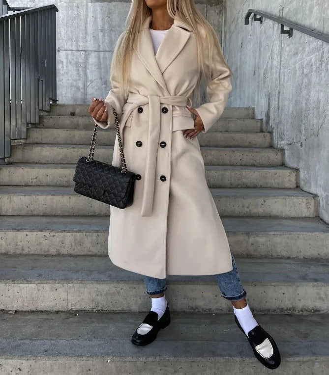 Manteau en Laine Élégante