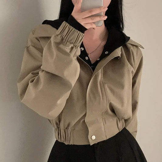 Veste Streetwear Automne Coréenne