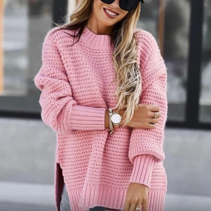 Pull Épais Mi-Haut Chic