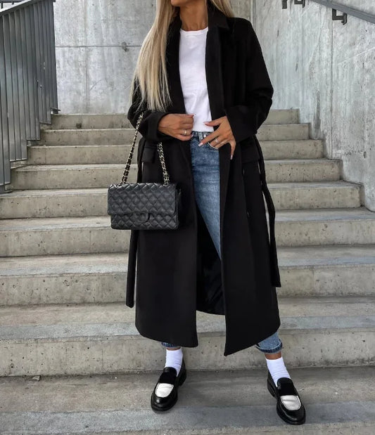Manteau en Laine Élégante