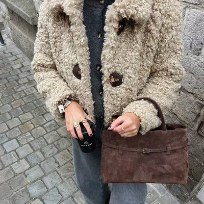 Manteau Court Polaire Femme