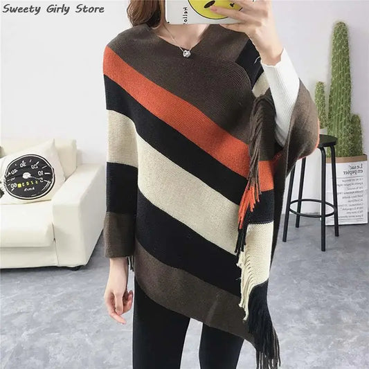 Châle Patchwork Femme Élégant