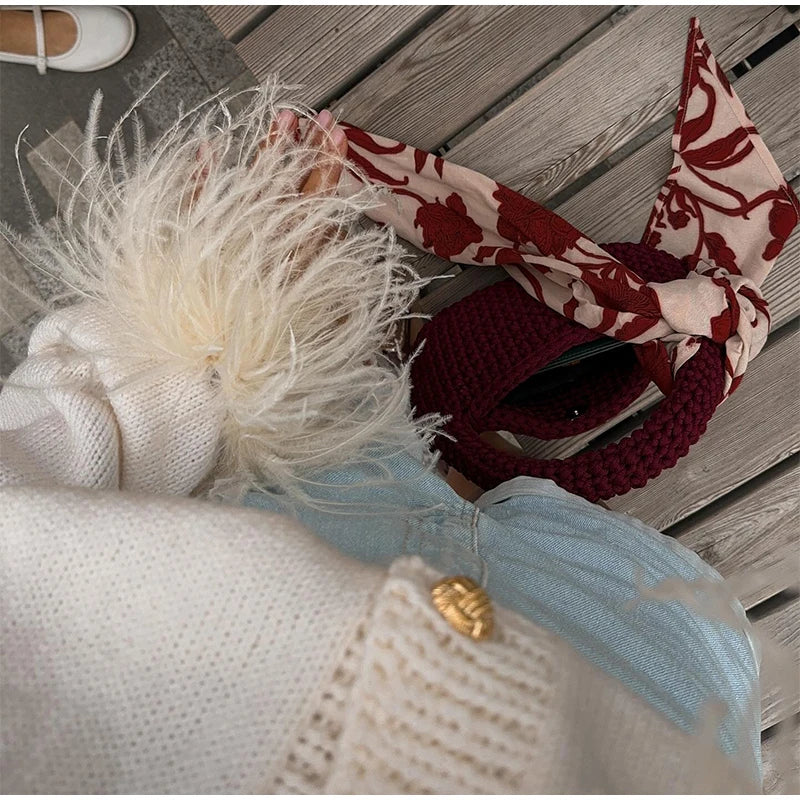 Cardigan Plumes Tendance Chic