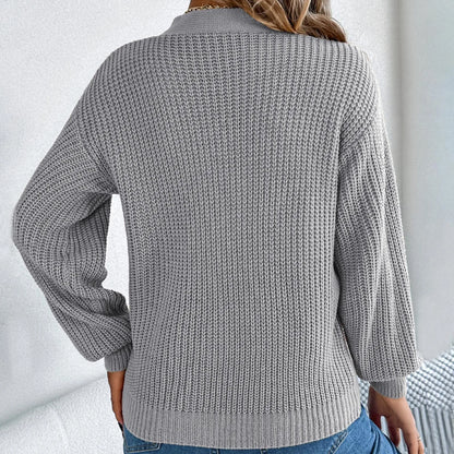 Pull oversize à col en V