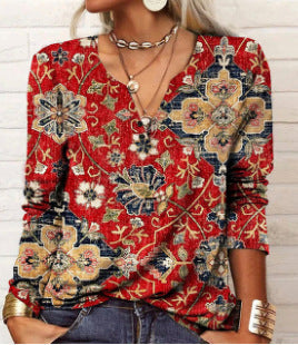 Blouse Florale Élégante