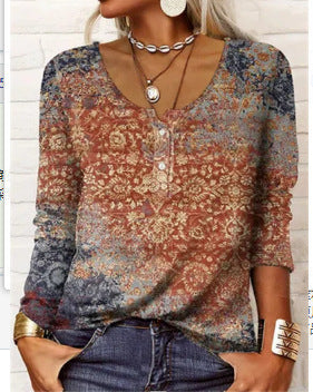 Blouse Florale Élégante